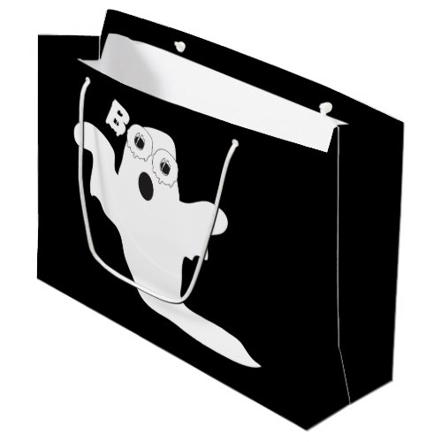 Boo Ghost Halloween  Large Gift Bag