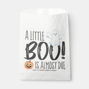 Boo Ghost Jack O'Lantern Halloween Baby Shower Favor Bag