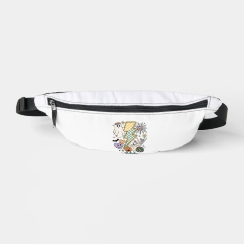 Boo Ghost Lightning Bolt Skeleton Hand Pumpkins Fanny Pack