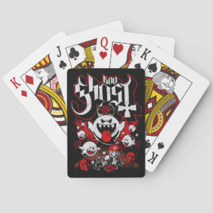 Boo Ghost Of Disapproval, Funny Halloween Poker Cards