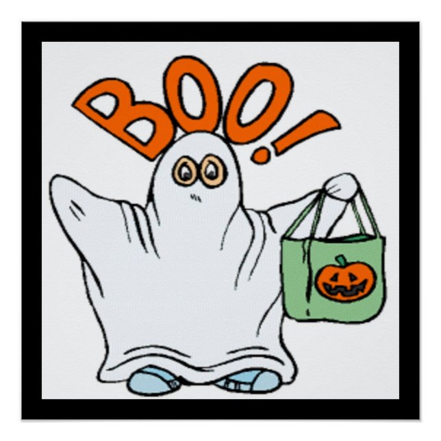 BOO ! GHOST POSTER (Front)
