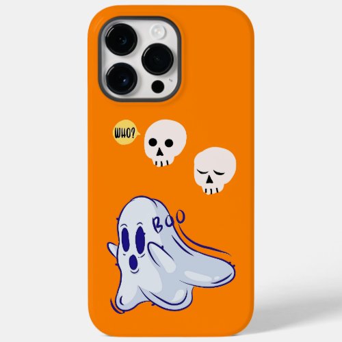 Boo Ghost UK 31 Spooky USA Skull October Halloween Case_Mate iPhone 14 Pro Max Case