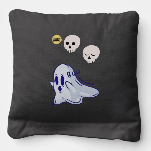 Boo Ghost UK 31 Spooky USA Skull October Halloween Cornhole Bags