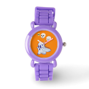 Boo Ghost UK 31 Spooky USA Skull October Halloween Watch
