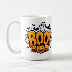 Boo ghosts halloween coffee mug