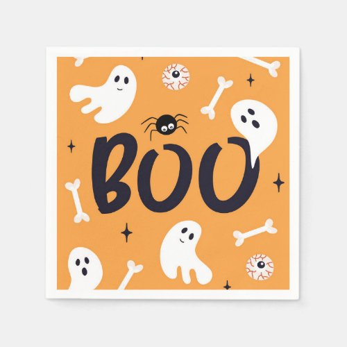 Boo Ghosts Paper Napkins