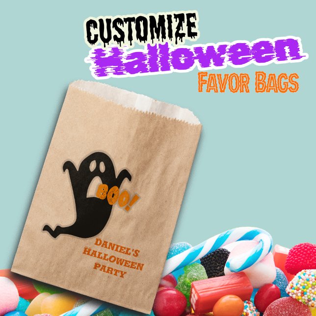 Boo Ghoul Custom Name Favor Bag (Creator Uploaded)