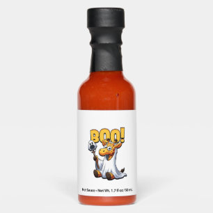 Boo Giraffe Halloween Ghost Giraffe _1 Hot Sauces