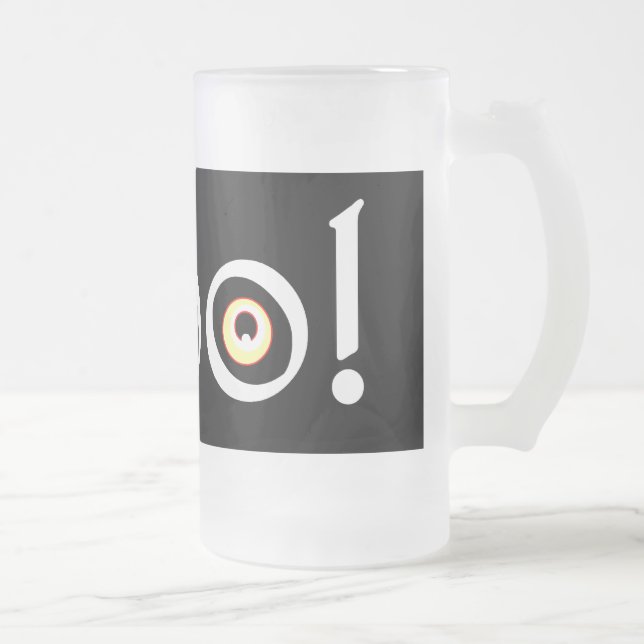 BOO Halloween Beer Mugs Halloween  Cups & Glasses (Right)