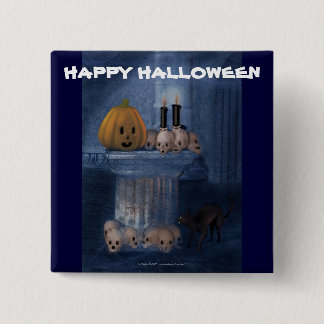 Boo! Halloween Button