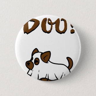 Boo Halloween Button