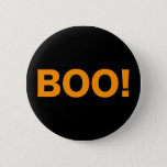 Boo! Halloween Button at Zazzle
