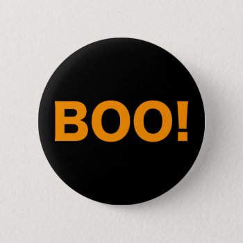 Boo! Halloween Button by starryseas at Zazzle