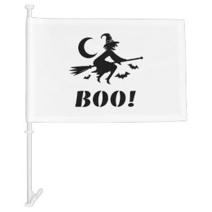 boo Halloween                       Car Flag
