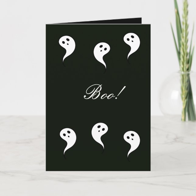Boo! Halloween Card (Front)