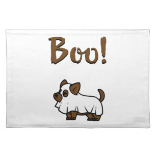 Boo Halloween Cloth Placemat