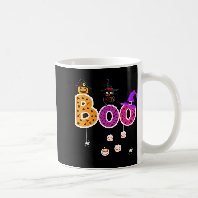 Boo Halloween Costume Sders Ghosts Pumkin &amp; Wi Coffee Mug (Right)