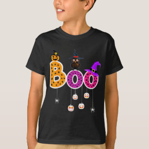 Boo Halloween Costume Sders Ghosts Pumkin & Wi T-Shirt