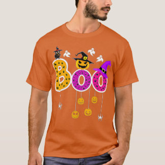 Boo Halloween Costume Spiders, Ghosts, Pumkin & Wi T-Shirt