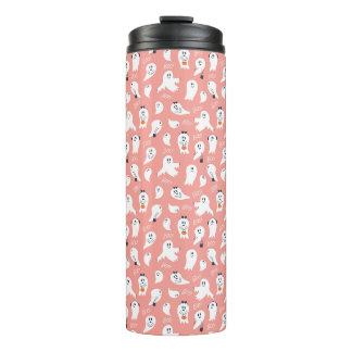 Boo Halloween Cute Ghosts Thermal Tumbler