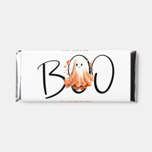 Boo Halloween Family Name Hershey Bar Favors