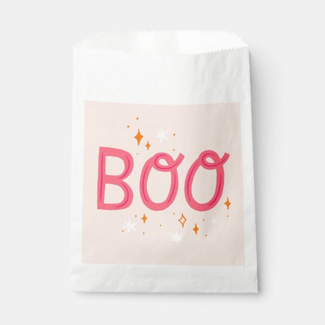 Boo Halloween Favor Bag (Front)
