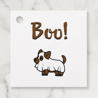 Boo Halloween Favor Tags