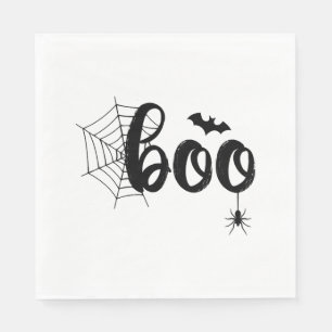 Boo Halloween Ghost Cute Halloween Family Matching Napkins