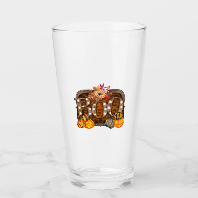 Boo Halloween       Glass (Front)