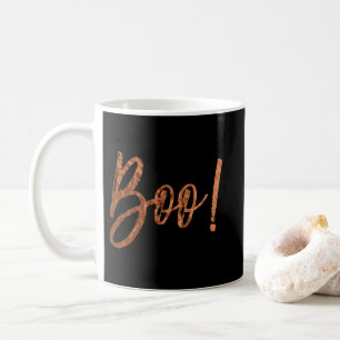Boo Halloween Modern Halloween Coffee Cup