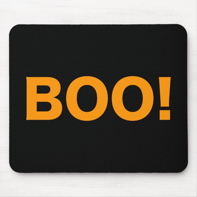 BOO! Halloween Mouse Pad (Front)