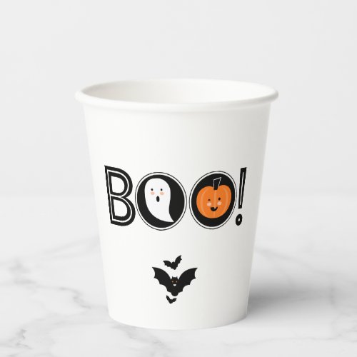 Boo Halloween Paper Cup