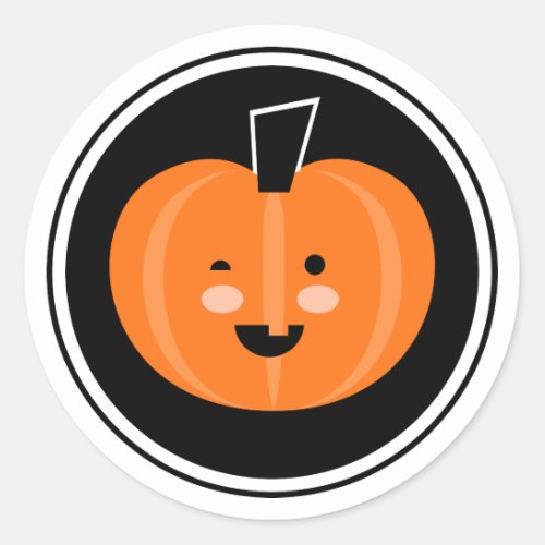 Boo Halloween Pumpkin Sticker