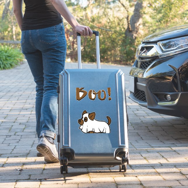 Boo Halloween                    Sticker (Suitcase Insitu)