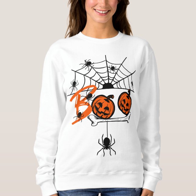 BOO Halloween Sweatshirt (Front)