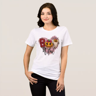 Boo Halloween T shirt with pumpkin 