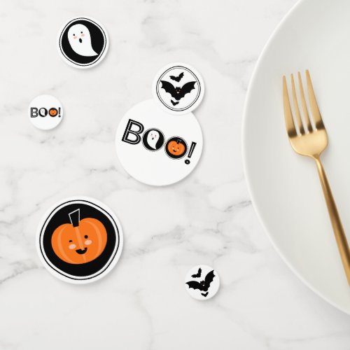 Boo Halloween Table Confetti