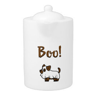 Boo Halloween Teapot