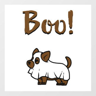 Boo Halloween Wall Decal