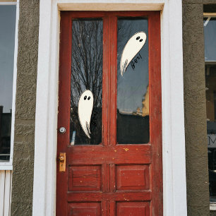 Boo Hand-Drawn Ghost Illustration Wall Decal