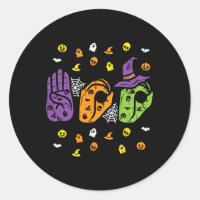 Boo Hands American Sign Language Pride ASL Hallowe