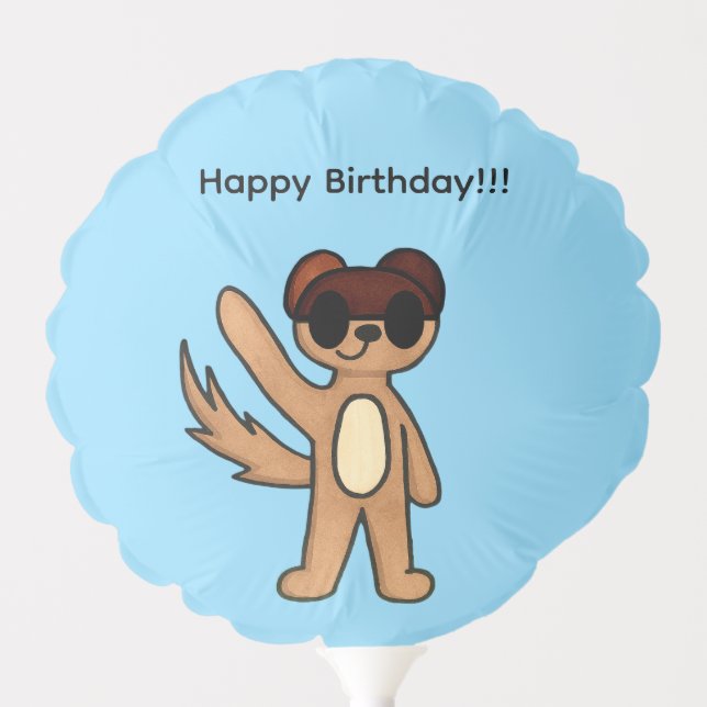 Boo Happens Happy Birthday Balloon (Front)