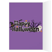 Boo Happy Halloween Cards (Inside (Left))