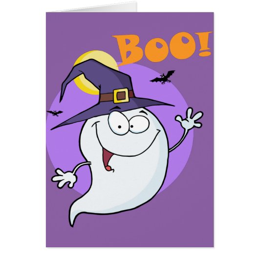 Boo Happy Halloween Cards (Front)