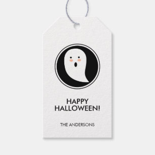 Boo! Happy Halloween Gift Tag