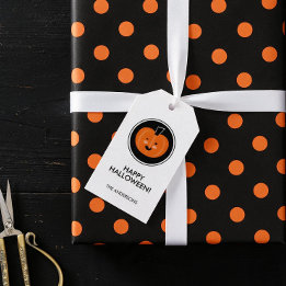 Boo! Happy Halloween Gift Tag