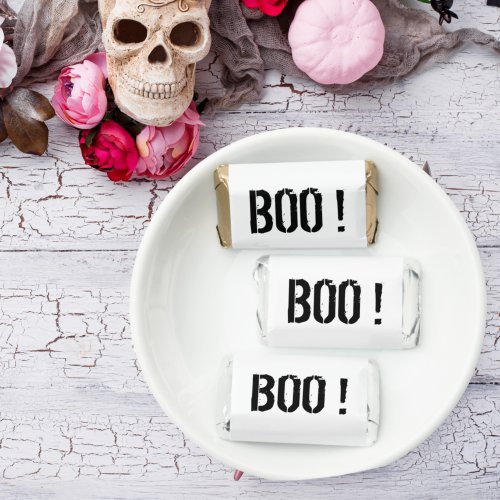Boo  Happy Halloween Hersheys Miniatures