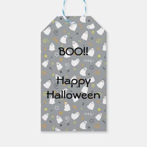 Boo Happy Halloween tag