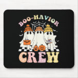 Boo Havior Crew Behavior Yst Halloween Aba Rbt  Mouse Pad