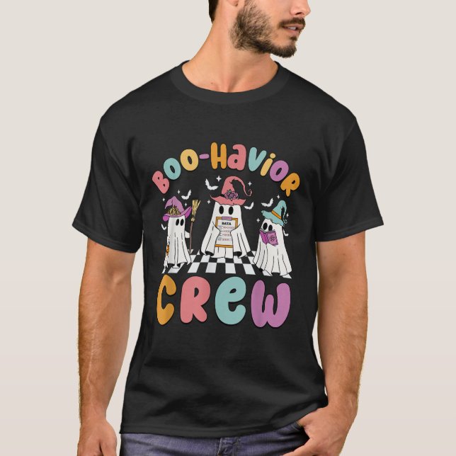Boo-havior Crew Special Education Boojee Ghost Hal T-Shirt (Front)